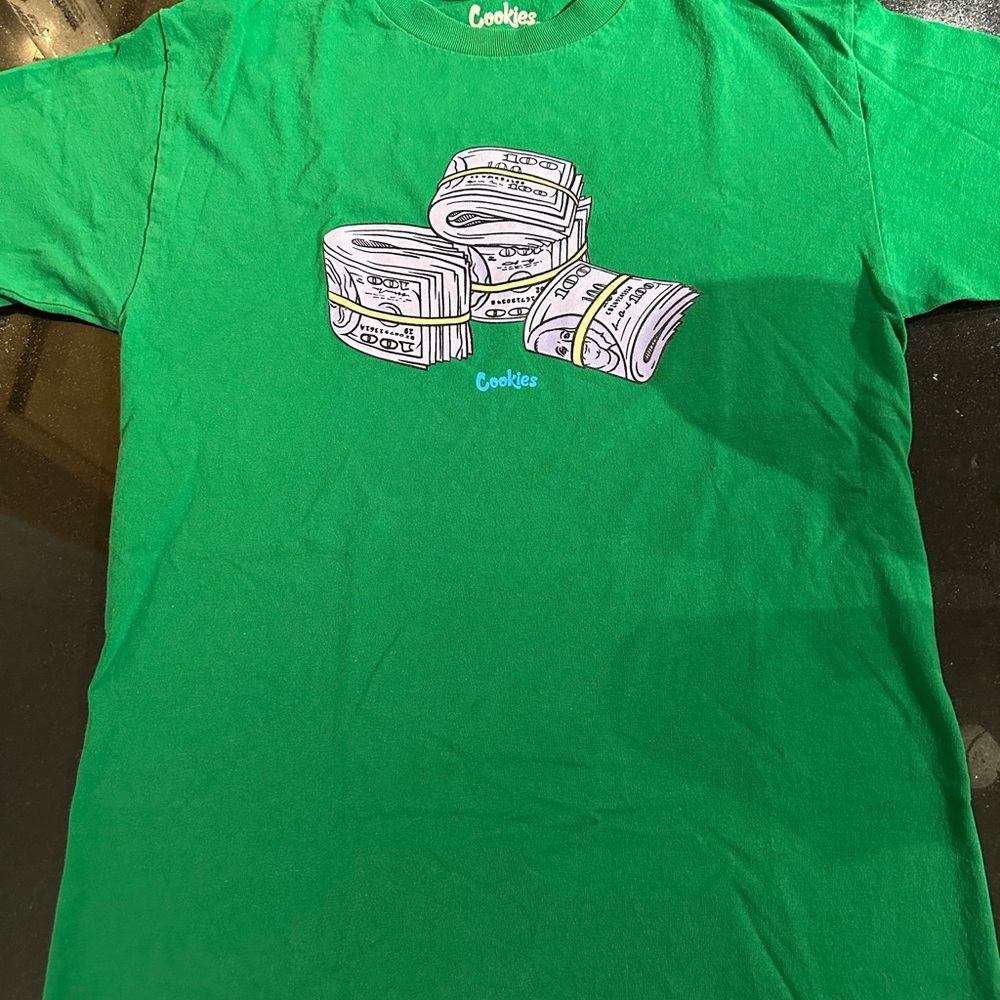 Cookies Green Blue Stacks Graphic Shirt